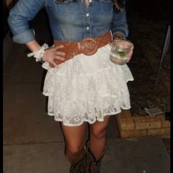 Layered Lace Skirt!