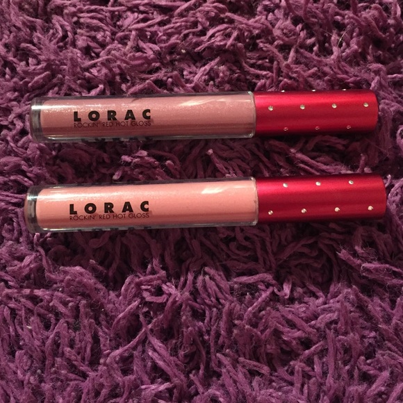 2 Lorac Rockin' Red Hot Glosses