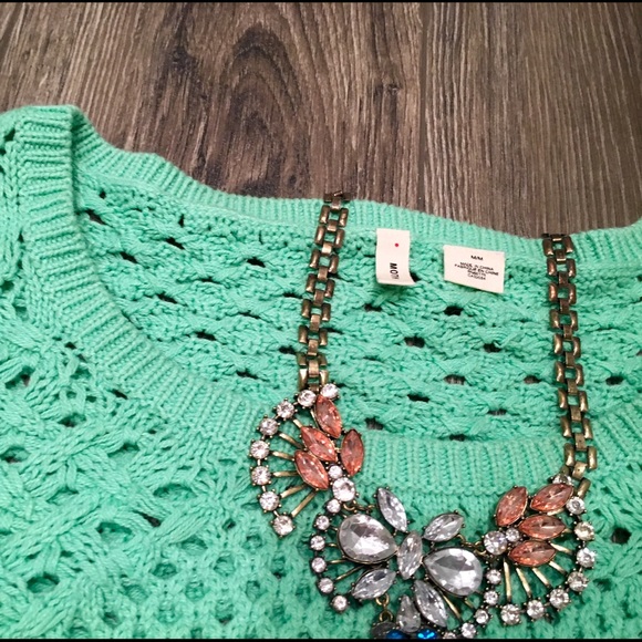 Moth. | seafoam green sweater - Picture 3 of 4