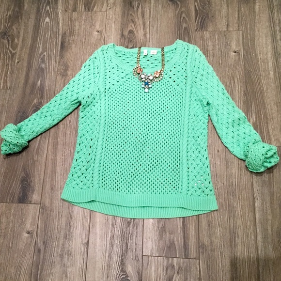 Moth. | seafoam green sweater - Picture 4 of 4