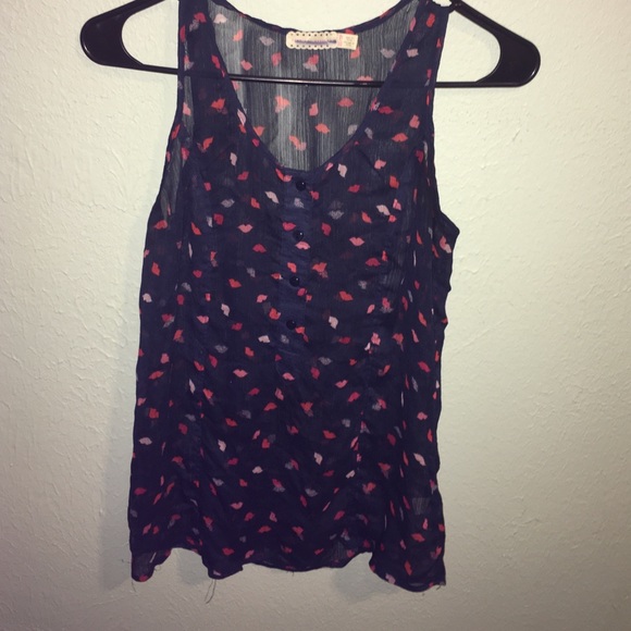 Racerback sheer shirt