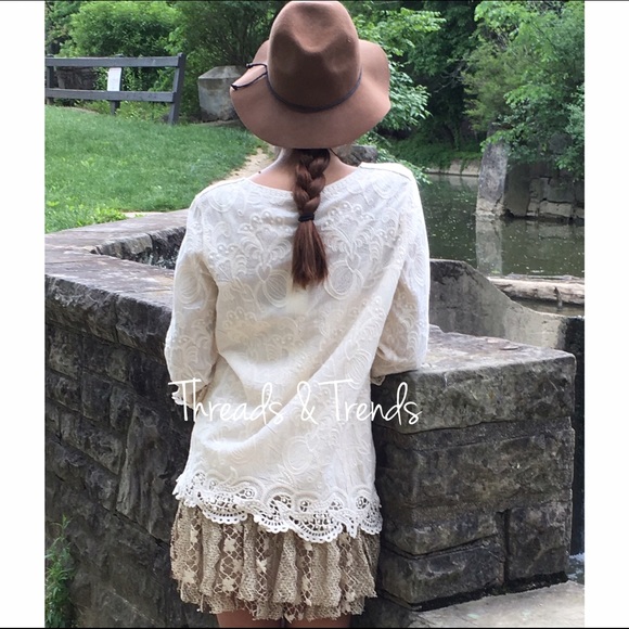 Embroidered Peasant Blouse Pastel - Picture 3 of 4