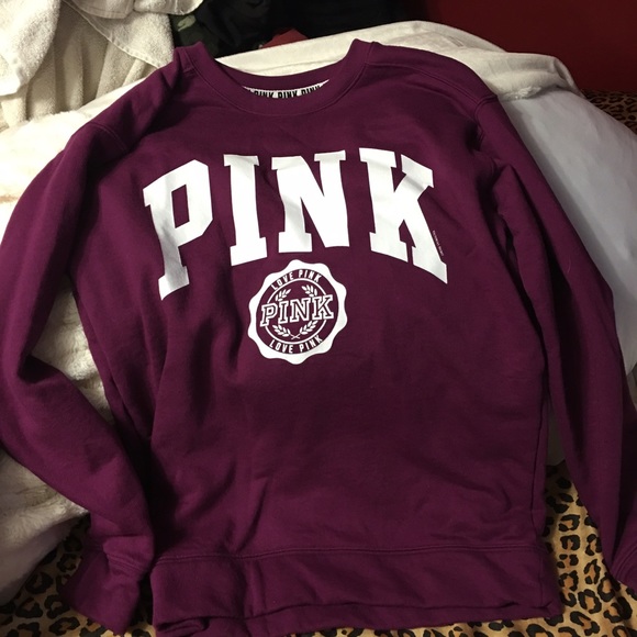 PINK crew neck sweatshirt
