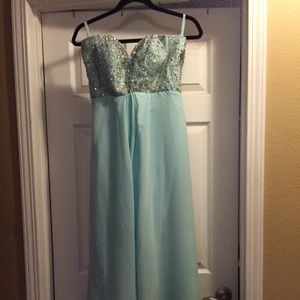Mint gown