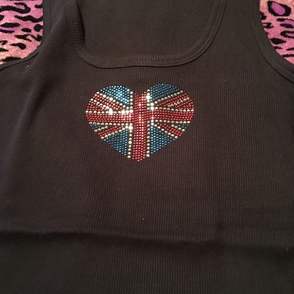 Tan top British Flag