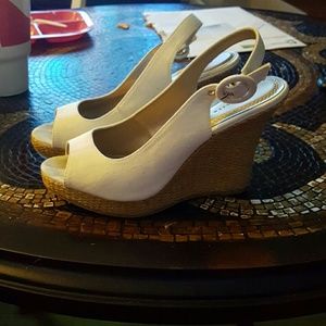 Charlotte Russe White Wedges