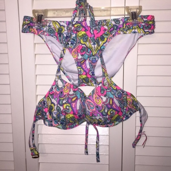 Victoria's Secret re-posh paisley push-up  bikini