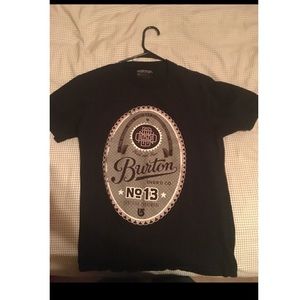 Black Burton T-shirt