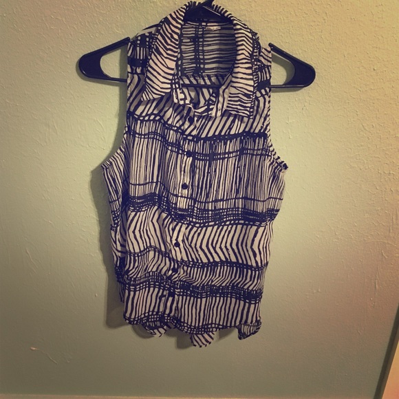 Racerback sheer top