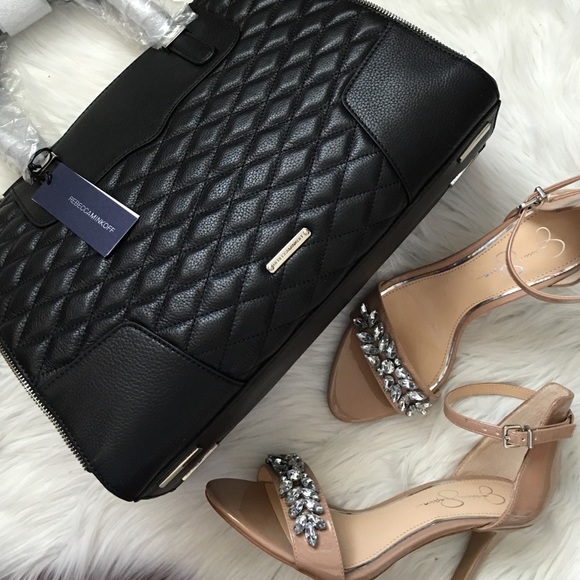 Rebecca Minkoff Handbags - Rebecca Minkoff Black Quilted Leather Satchel