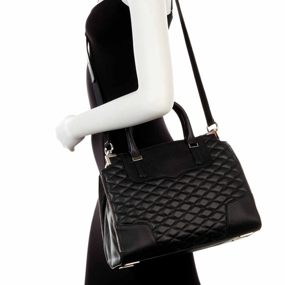 Rebecca Minkoff Black Quilted Leather Satchel - Picture 4 of 4