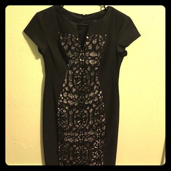 Black and white dress