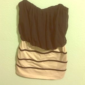 Strapless dress