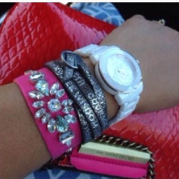 Colorful Jeweled Toggle Bracelet - Picture 3 of 4