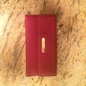 Michael Kors Leather Austin Flat Envelope Wallet