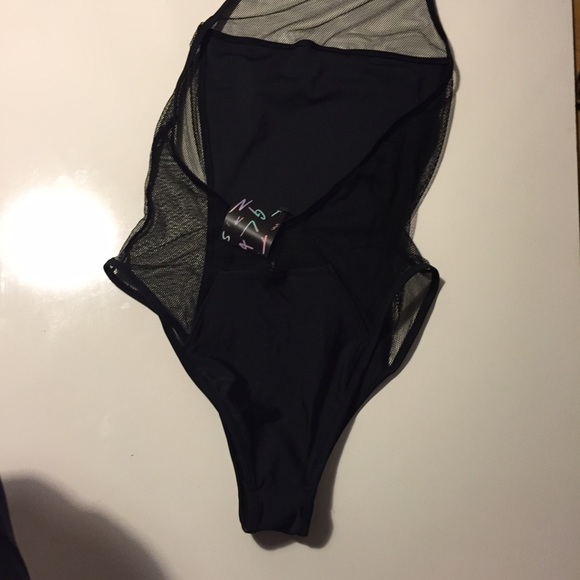 NASTY GAL MESHED UP SWIMSUIT SZ XS NEW - Picture 2 of 4