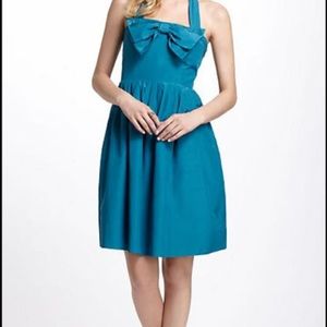 Hitherto ANTHROPOLOGIE halter bow dress NWOT 2