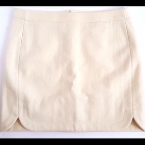 J Crew wool mini skirt