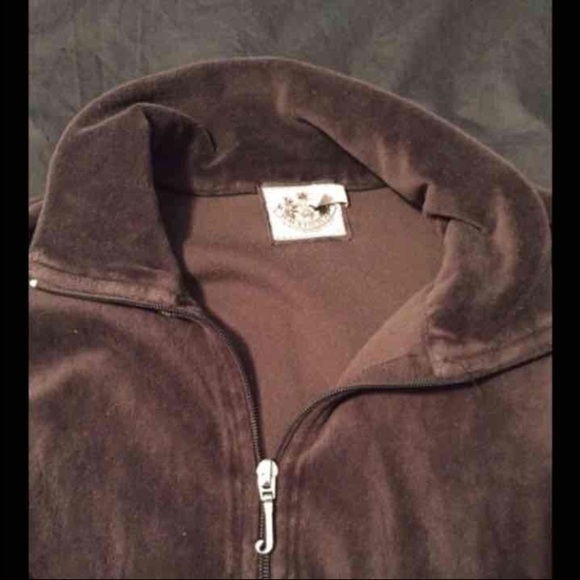 Juicy couture velvet jump suit dark brown