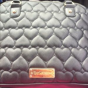 Authentic black hearted Becky Johnson medium size