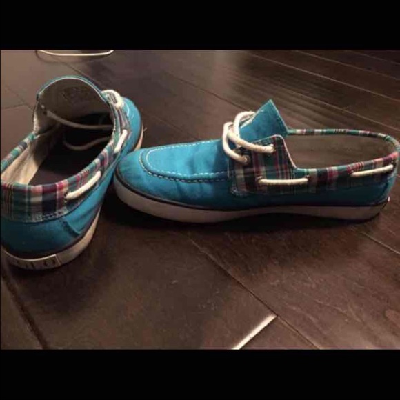 Polo blue sneakers  in multi and slightly used