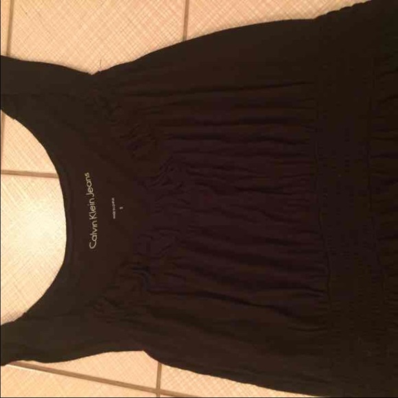 Dark brown Calvin Klein knee length dress m/m
