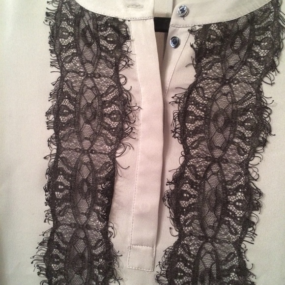 NWT Lace Panel J. Crew Top - Picture 2 of 2