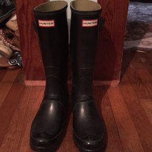 Black Huntress Boots size 8