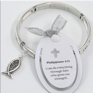 Philippians 4:13 charm bracelet