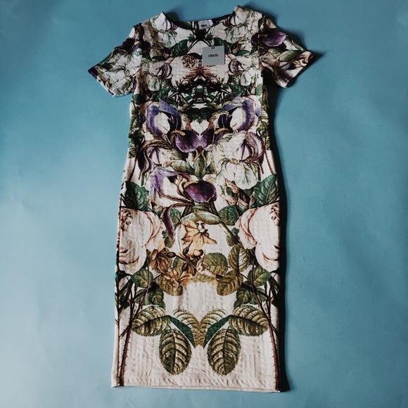 ASOS Floral Print midi Dress