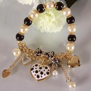 Gorgeous Betsey Johnson charm bracelet