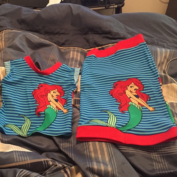 Custome made mermaid 2 piece shirt and shirt