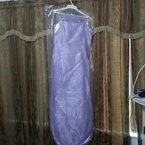 Lavender Wedding with sheer scarf