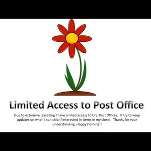 Very limited access to post office.
