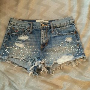 Hollister denim shorts