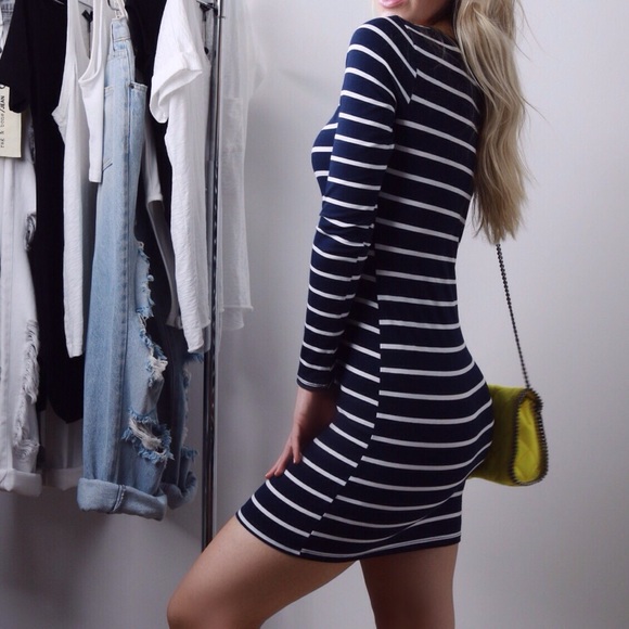 Navy Stripe Mini - Picture 2 of 4