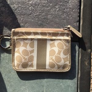 Coach coin purse/keychain excellent condition