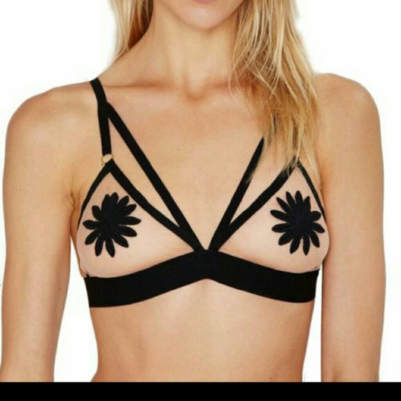 FLORAL TRIANGULAR  BRALETTE,