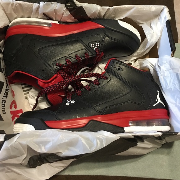 Still in the box red and black Jordan flight