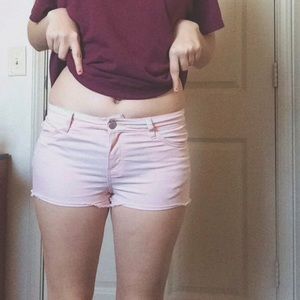 Divided by H&M Pastel Pink Low Rise Shorts