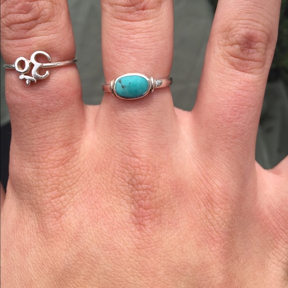 Sterling silver turquoise ring