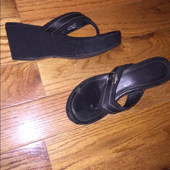 Coach wedge flip flop