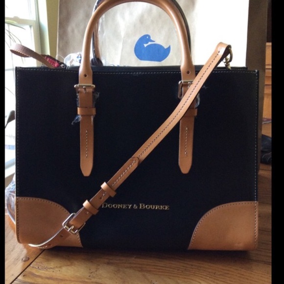 Dooney & Bourke large leather Janine Satchel