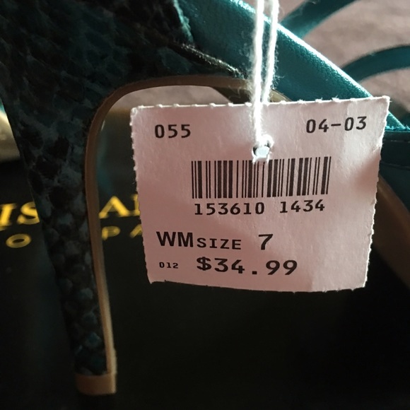 Christian Siriano Snakeskin heels - Picture 4 of 4