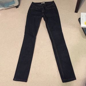 dark wash skinny jeans. Size 0