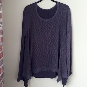 Charcoal Left of Center tee from Anthropologie (L)