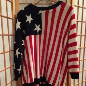 American flag sweater