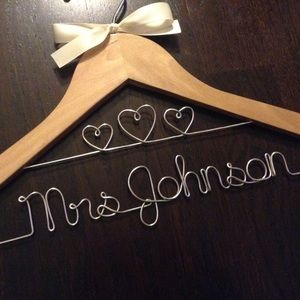 Custom Special Occasion Hanger - Wedding