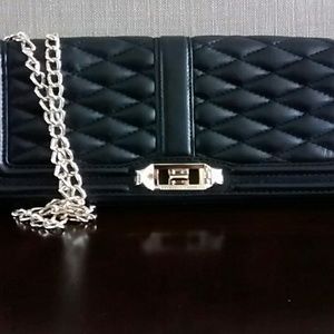 Rebecca Minkoff LOVE black clutch