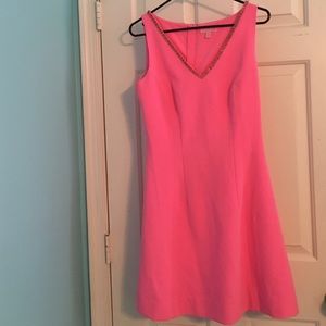 SALE Monica embellished pink Lilly dress